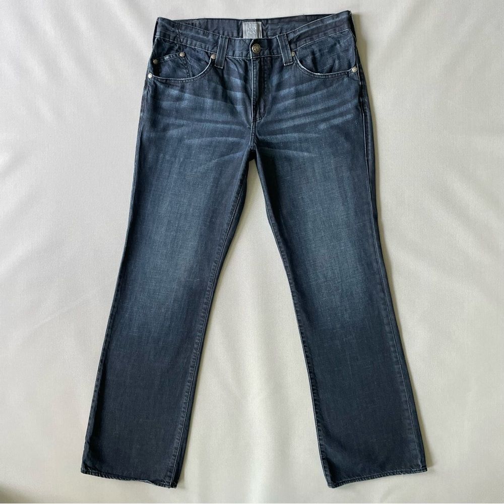 Rock & Republic Dark Denim Bootcut Jeans EUC Men’s Size 36x34